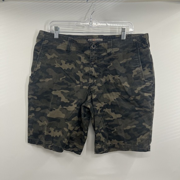 5.11 Tactical Other - 5.11 Aramis 10" Shorts Mens 36 Green Camo Cotton Blend Multi Pocket Utility